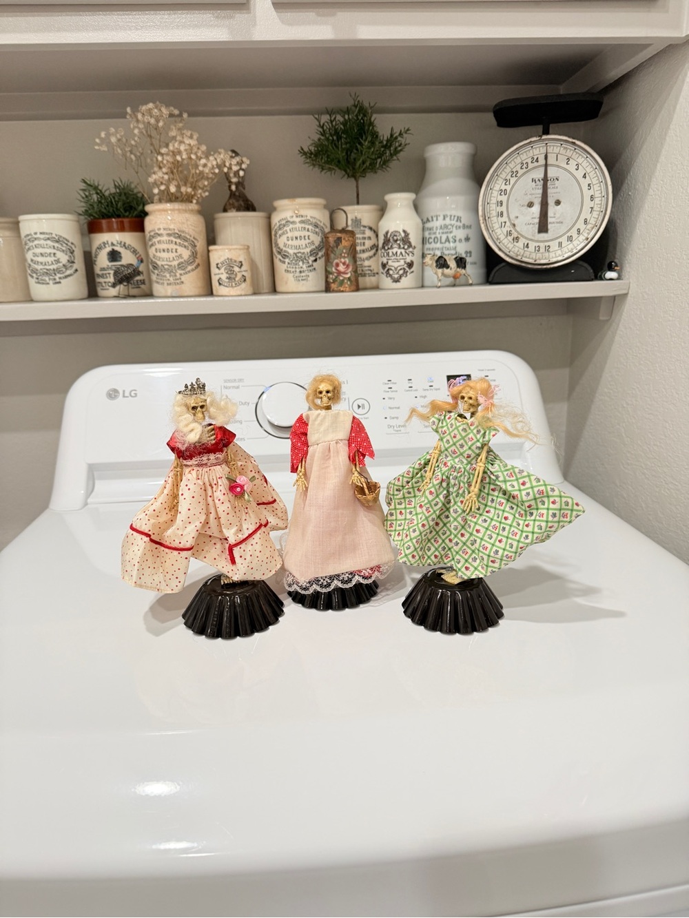 3 OOAK Vintage Dressed Skeletons Made by Me! - Picture 11 of 17